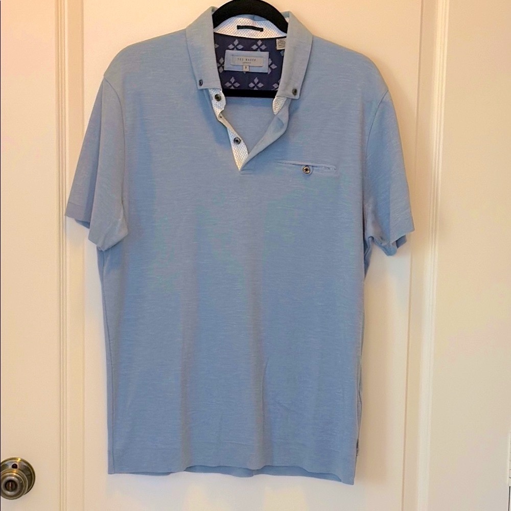Men’s Ted Baker London Knit Polo Sweater